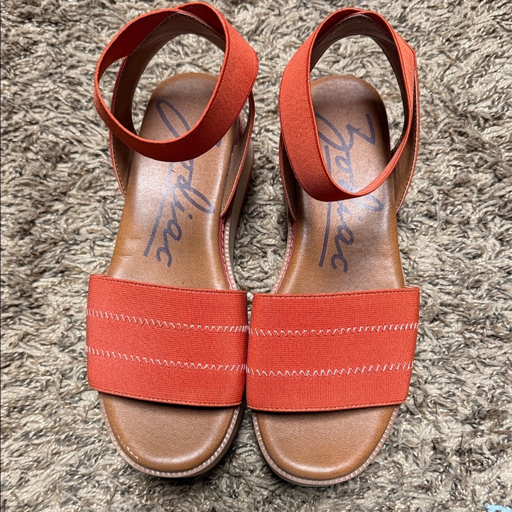 Zodiac Women's Red Sandals